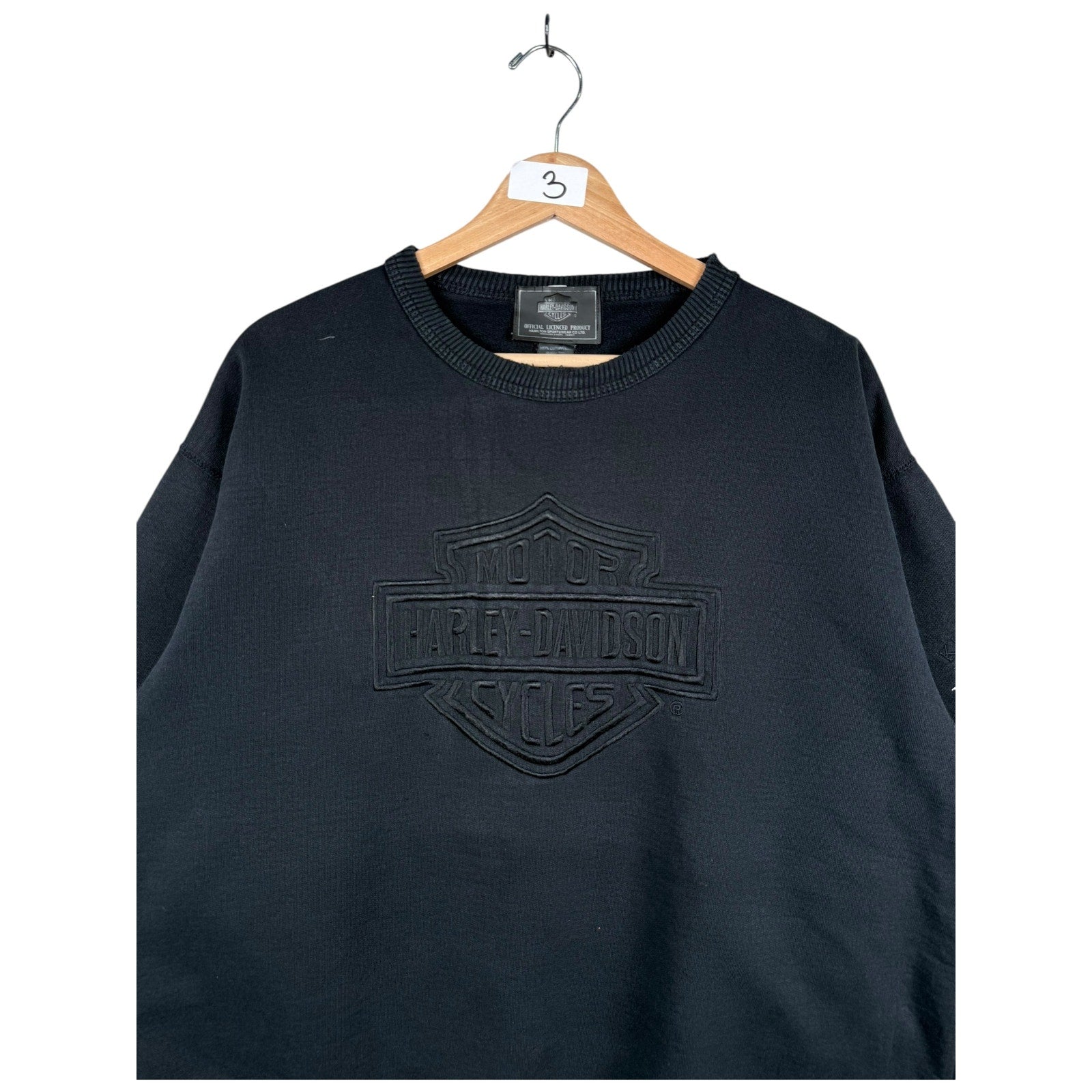 Vintage Harley Davidson Embroidered Crewneck