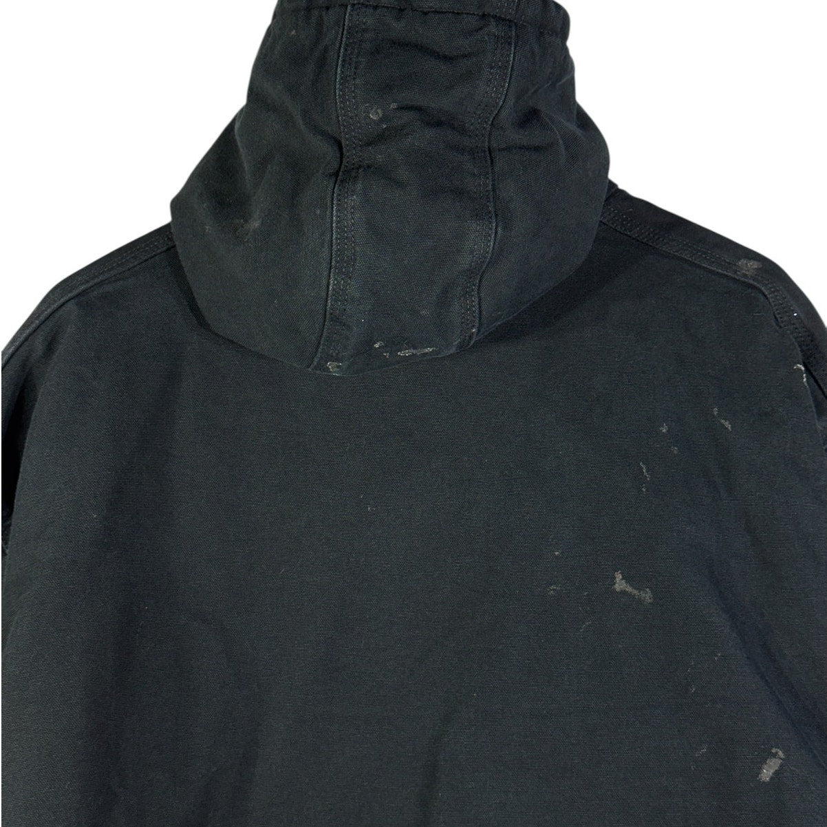 Vintage Carhartt Canvas Hooded Full Zip Workwear Jacket