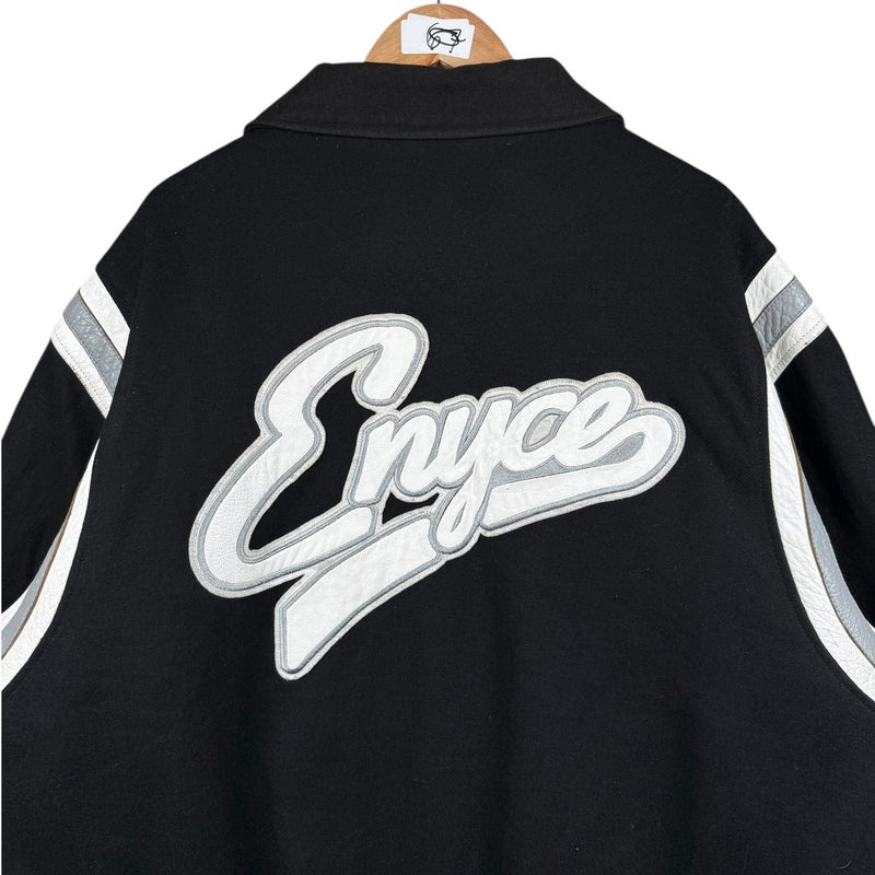 Vintage Enyce Logo Embroidered Bomber Jacket
