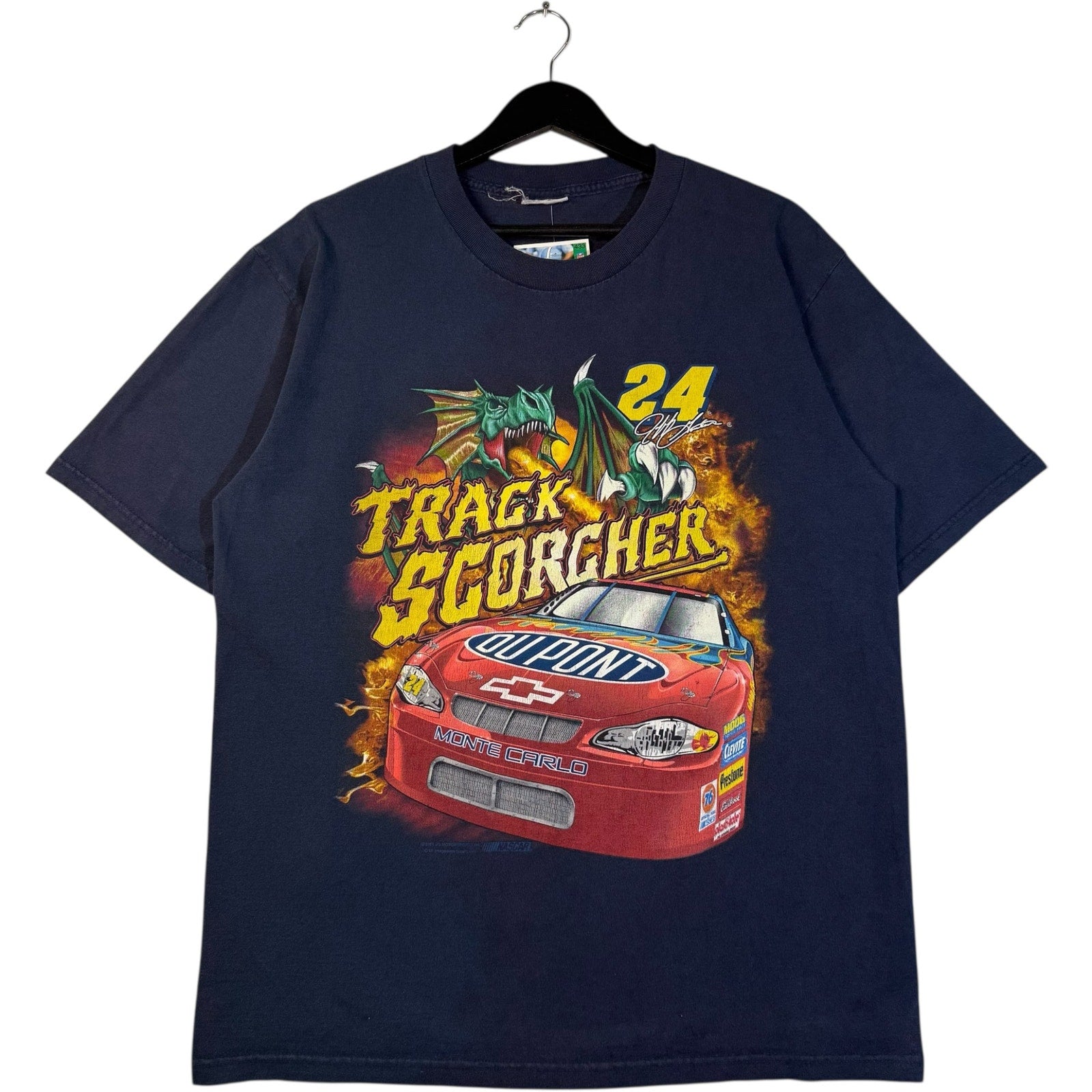 Vintage NASCAR Track Scorcher Jeff Gordon Tee