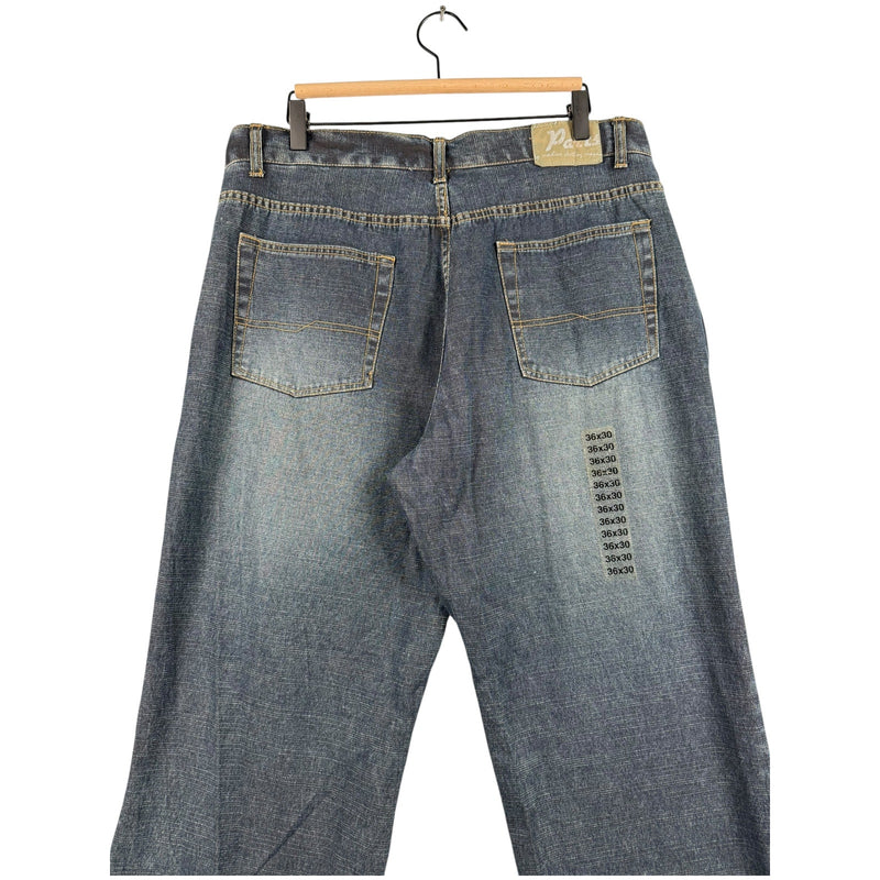 Vintage NWT Parts Faded Straight Leg Denim Jeans 36x30