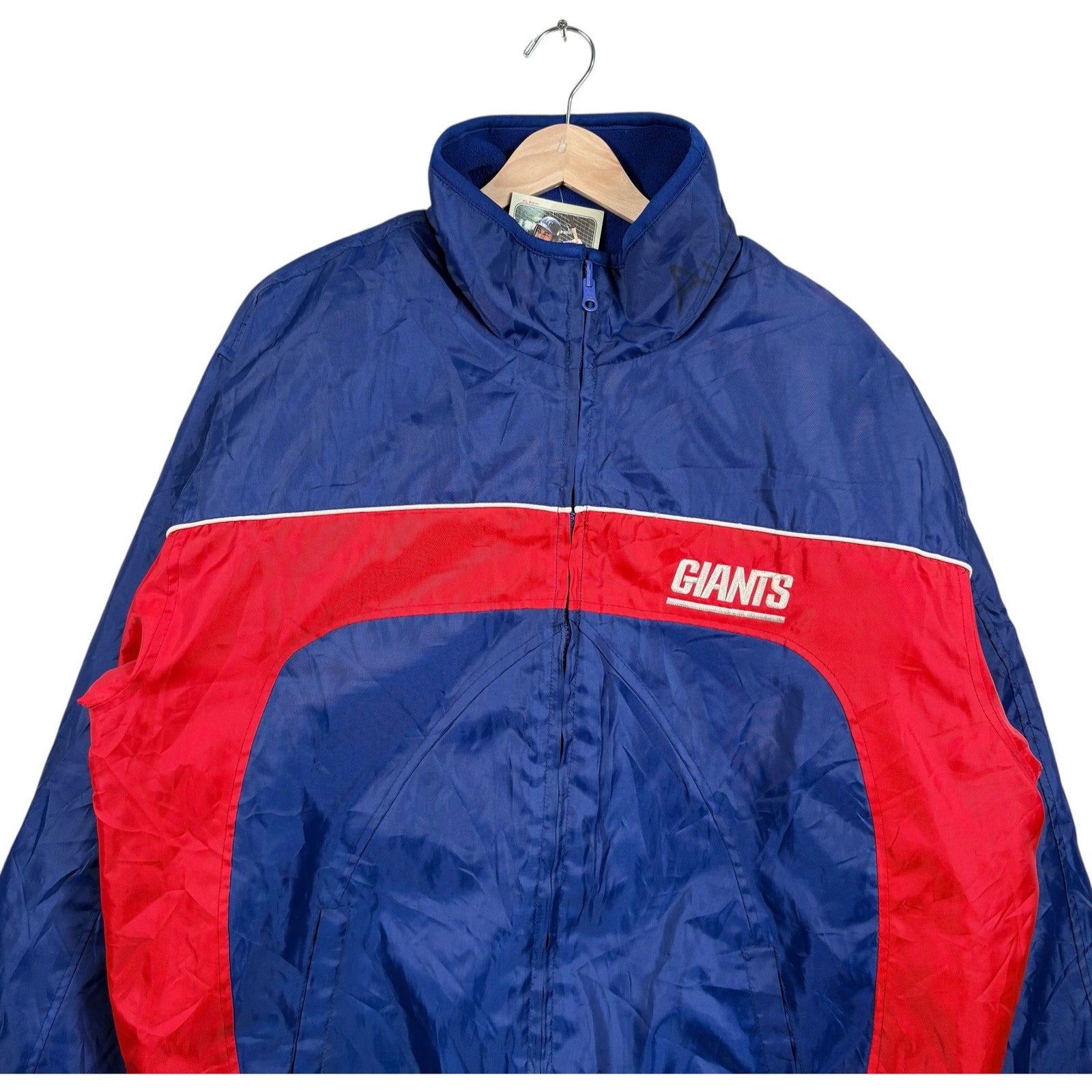 Vintage NFL New York Giants Spellout Puffer Jacket