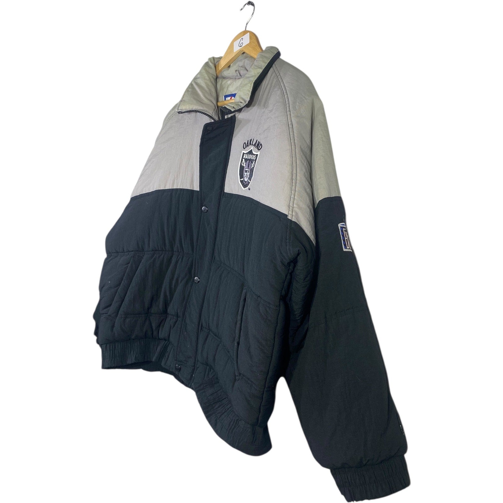 Vintage Oakland Raiders NFL Puffer Jacket