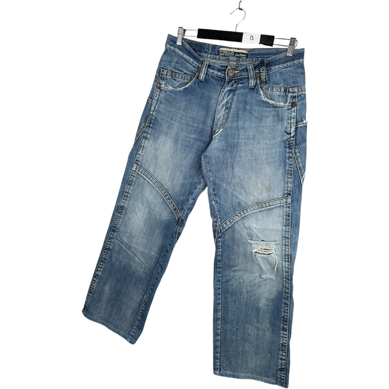 Vintage Wild Indigo Straight Leg Denim Jeans 34
