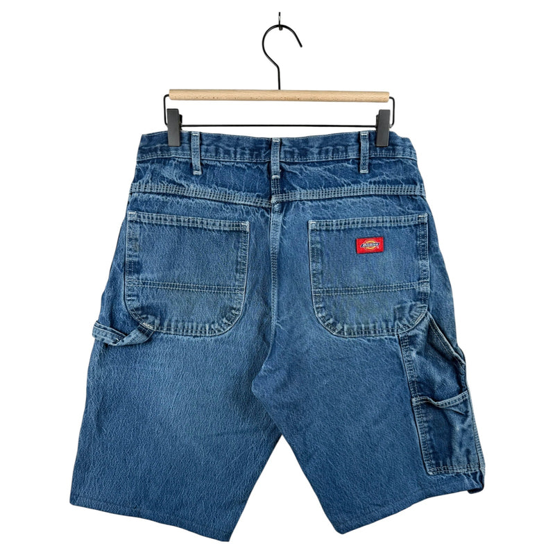 Vintage Dickies Utility Cargo Denim Shorts 34