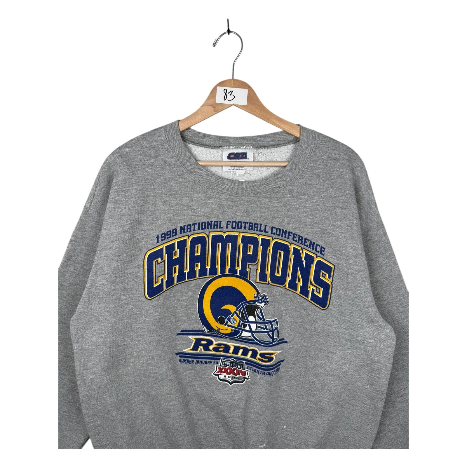 Vintage St. Louis Rams Super Bowl XXXIV Crewneck