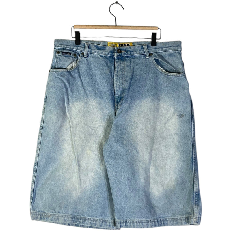 Vintage Tank Jeans Utility Denim Shorts 32x12