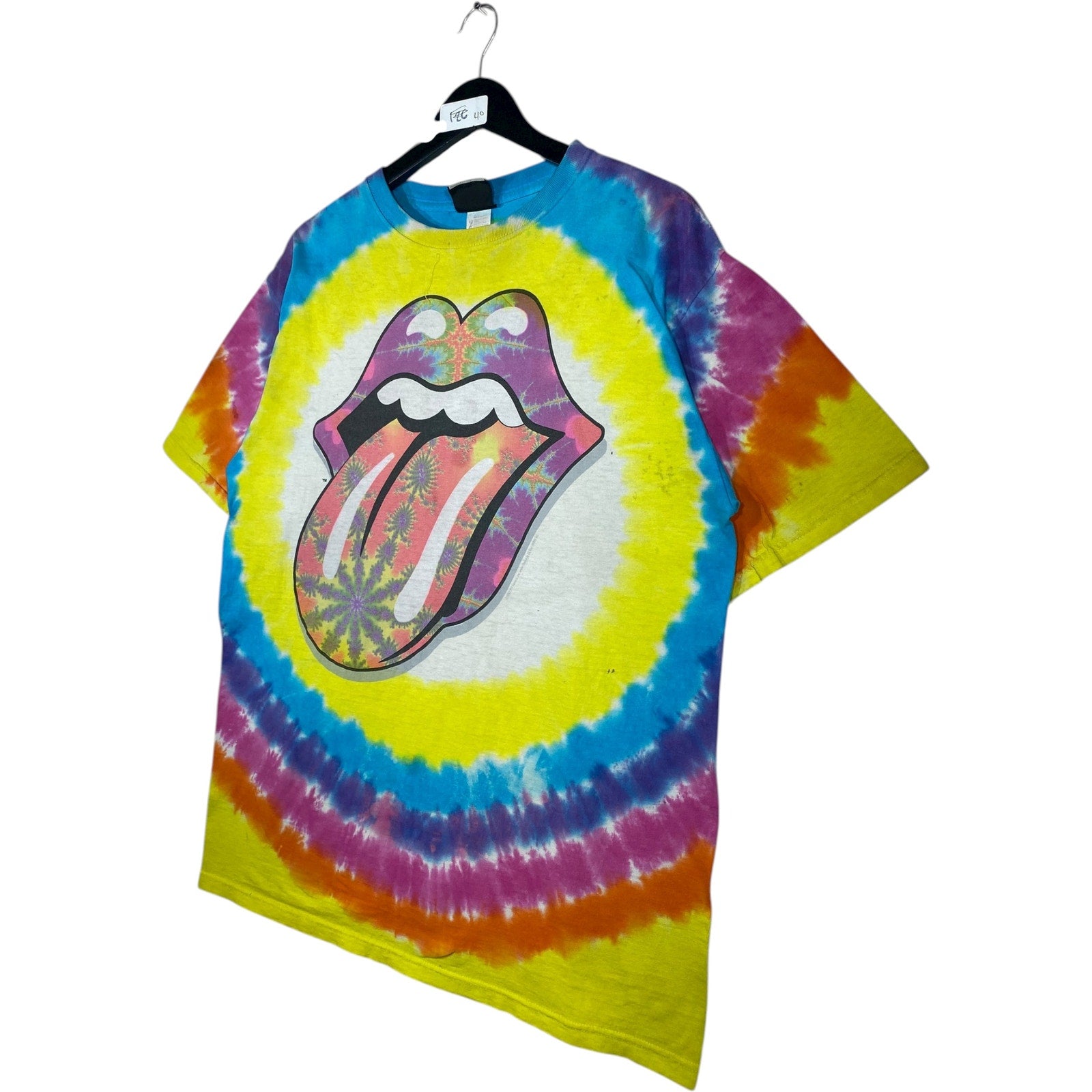 Vintage Rolling Stones Tie Dye Band Graphic T-Shirt