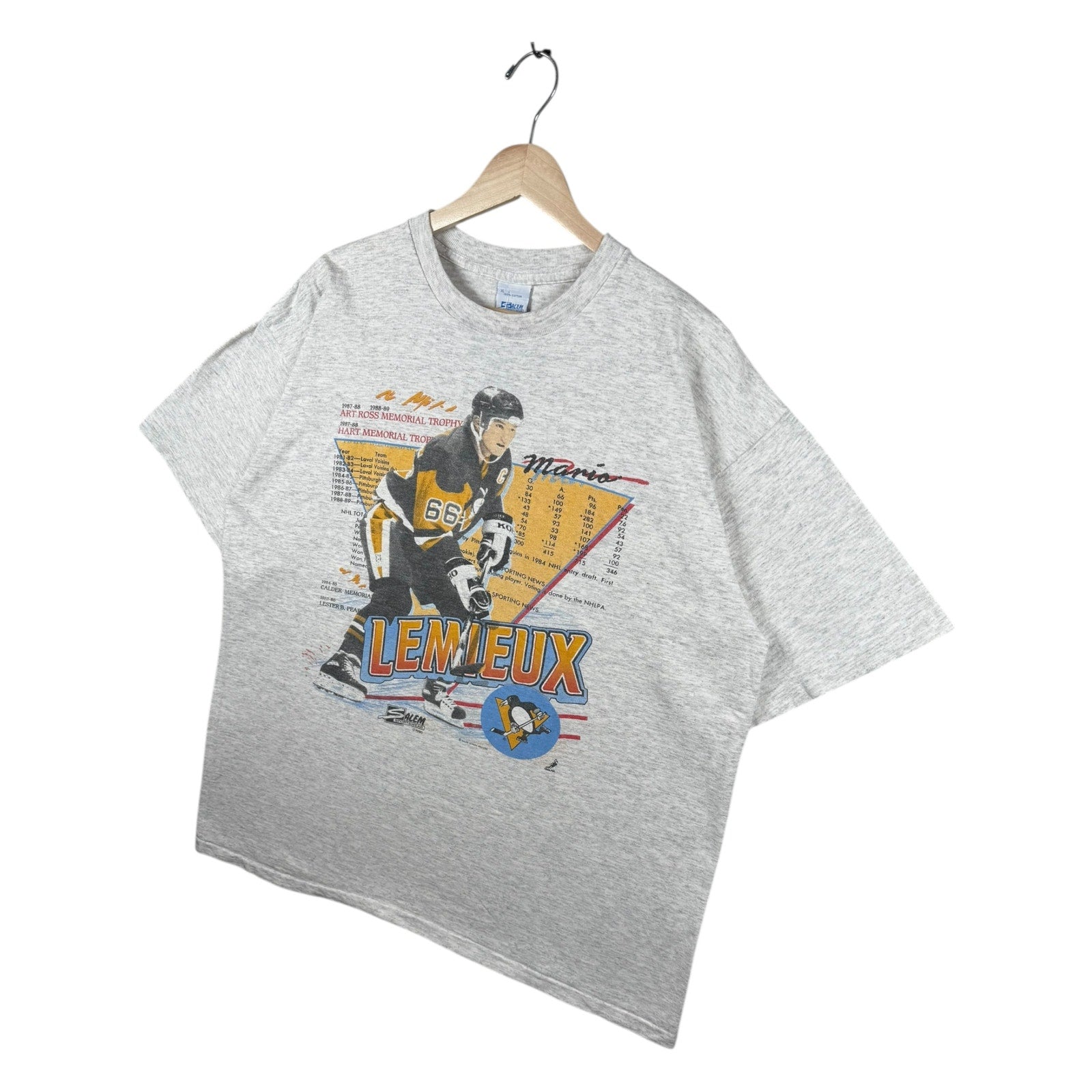 Vintage 90s Mario Lemieux Pittsburgh Penguins NHL T-Shirt