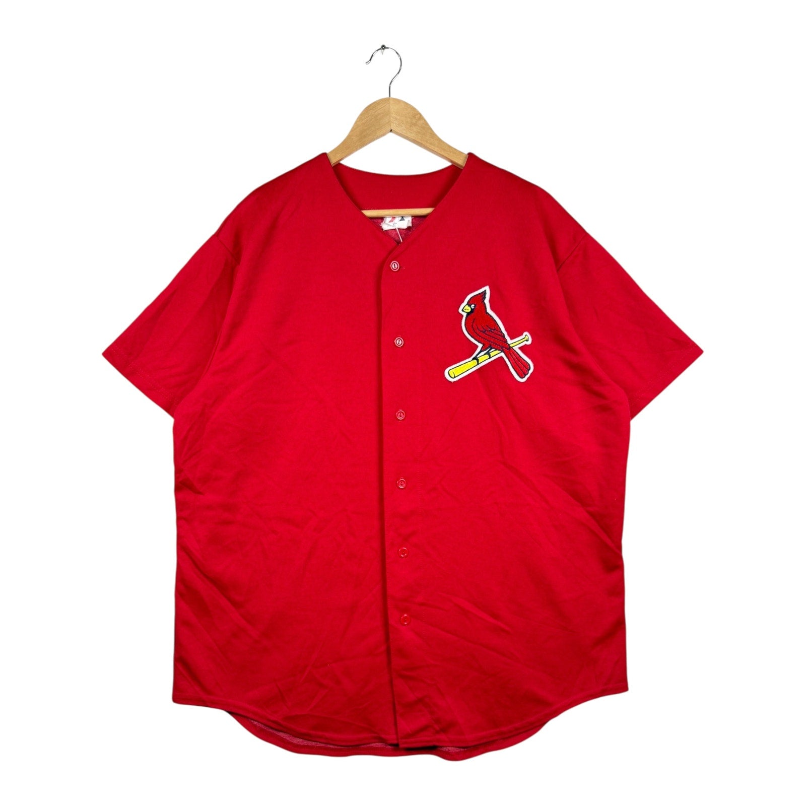 Vintage Majestic St. Louis Cardinals MLB Button Up Jersey