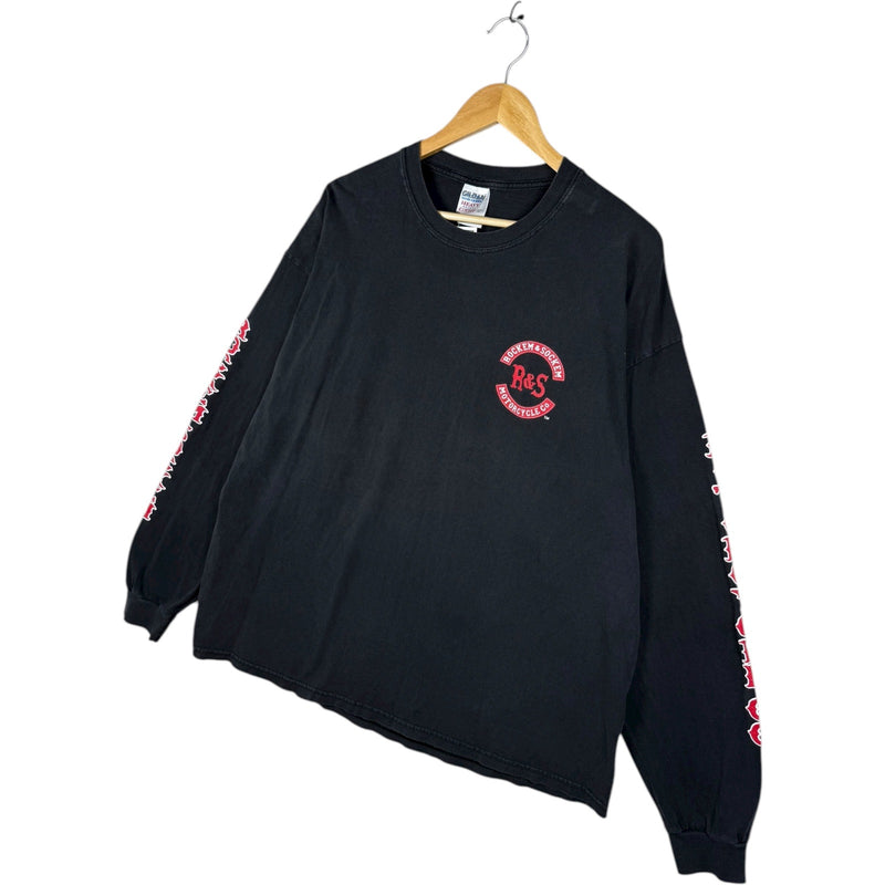 Vintage Rockem & Sockem Motorcycle Co Long Sleeve T-Shirt