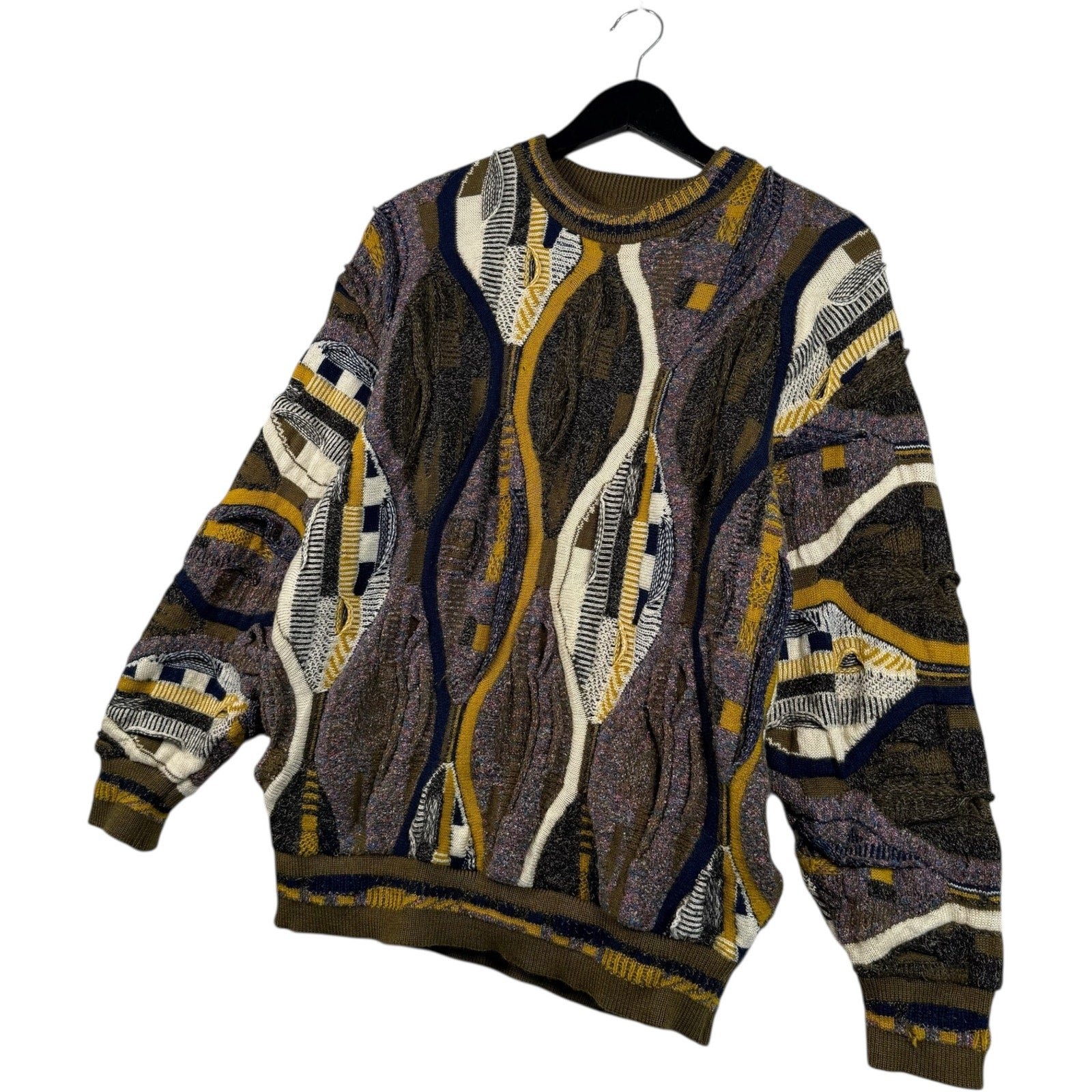 Vintage Coogi 3D Knit Textured Sweater