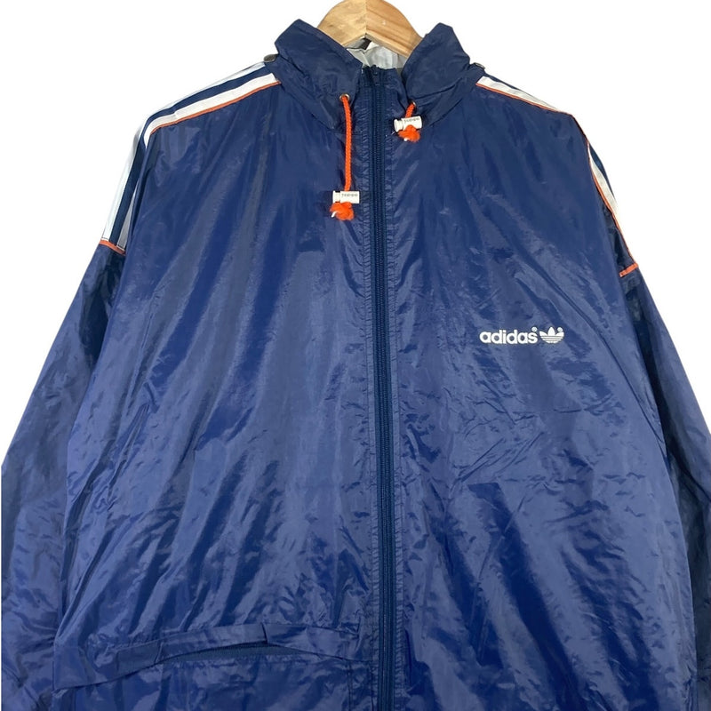 Vintage Adidas 3-Stripes Rain Jacket
