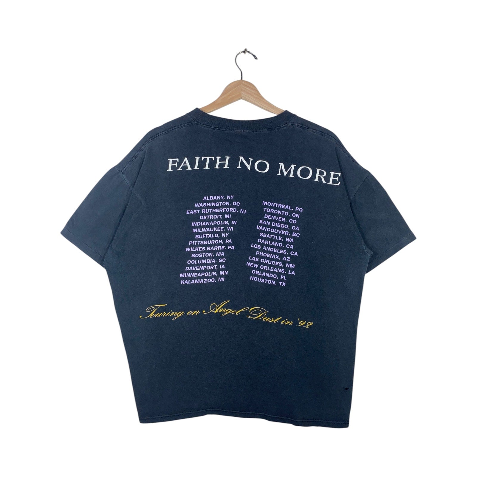 Vintage Faith No More Angel Dust Tour Graphic T-Shirt