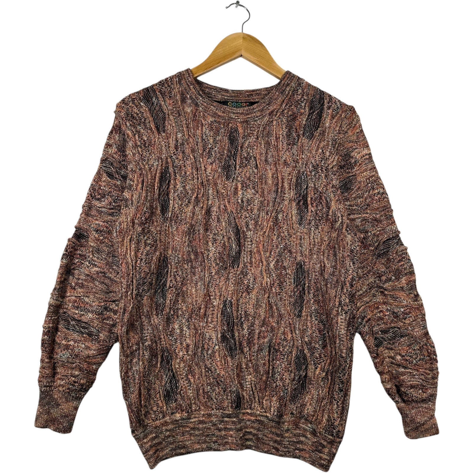 Vintage Coogi 3D Knit Textured Sweater
