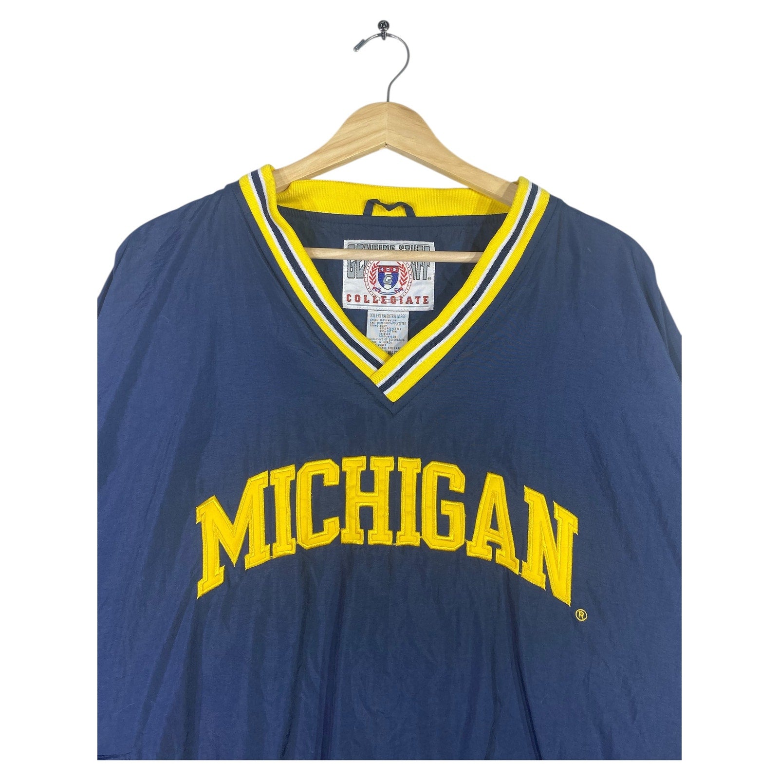 Vintage University Of Michigan NCAA Windbreaker Jacket