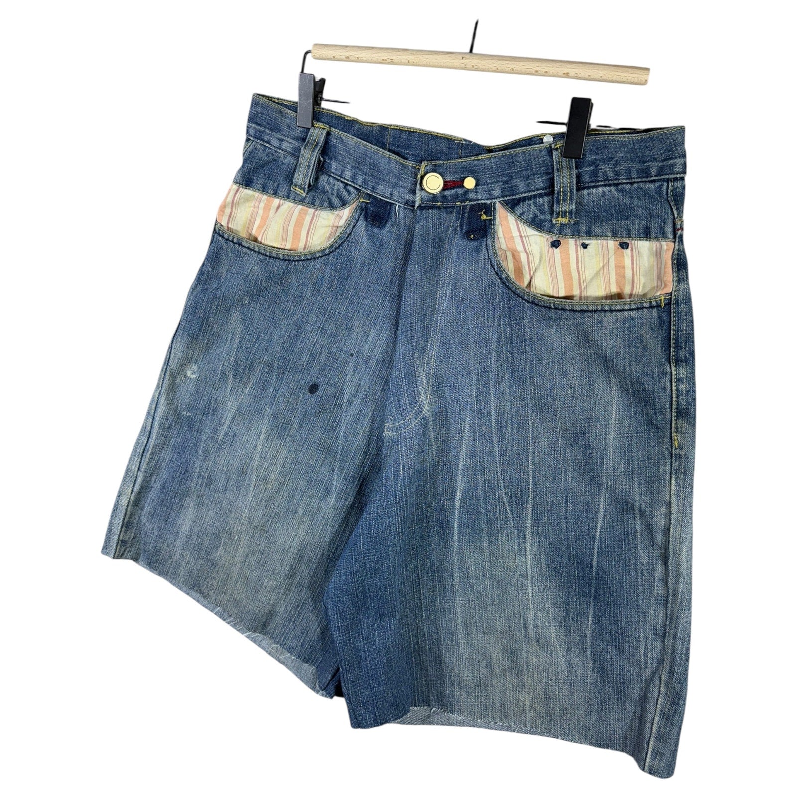 Vintage Coogi Embroidered Denim Shorts 42
