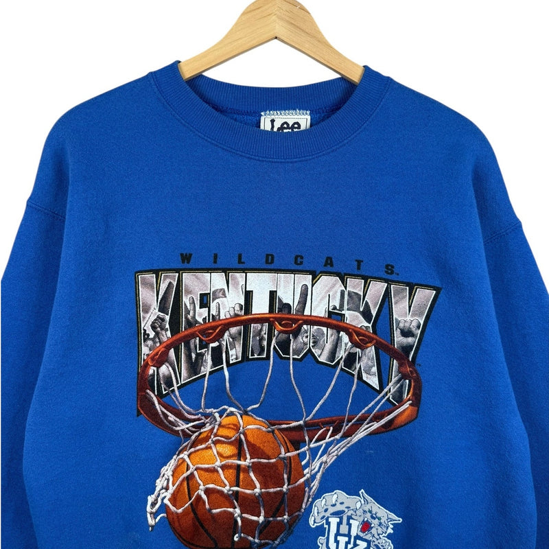 Vintage Lee Kentucky Wildcats Basketball NCAA Crewneck