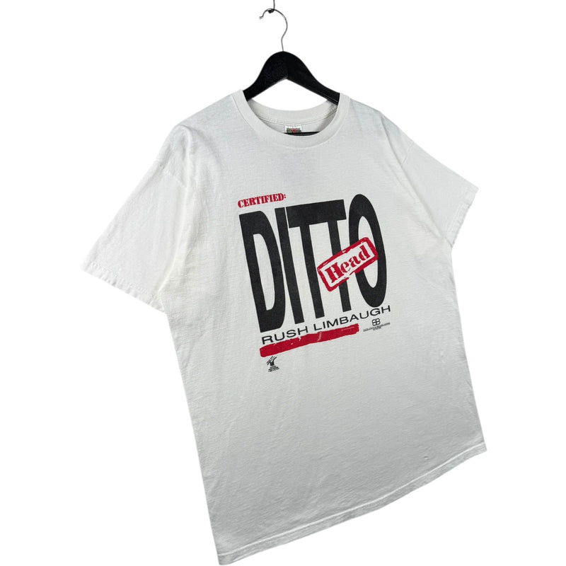 Vintage Ditto Head Political Graphic T-Shirt