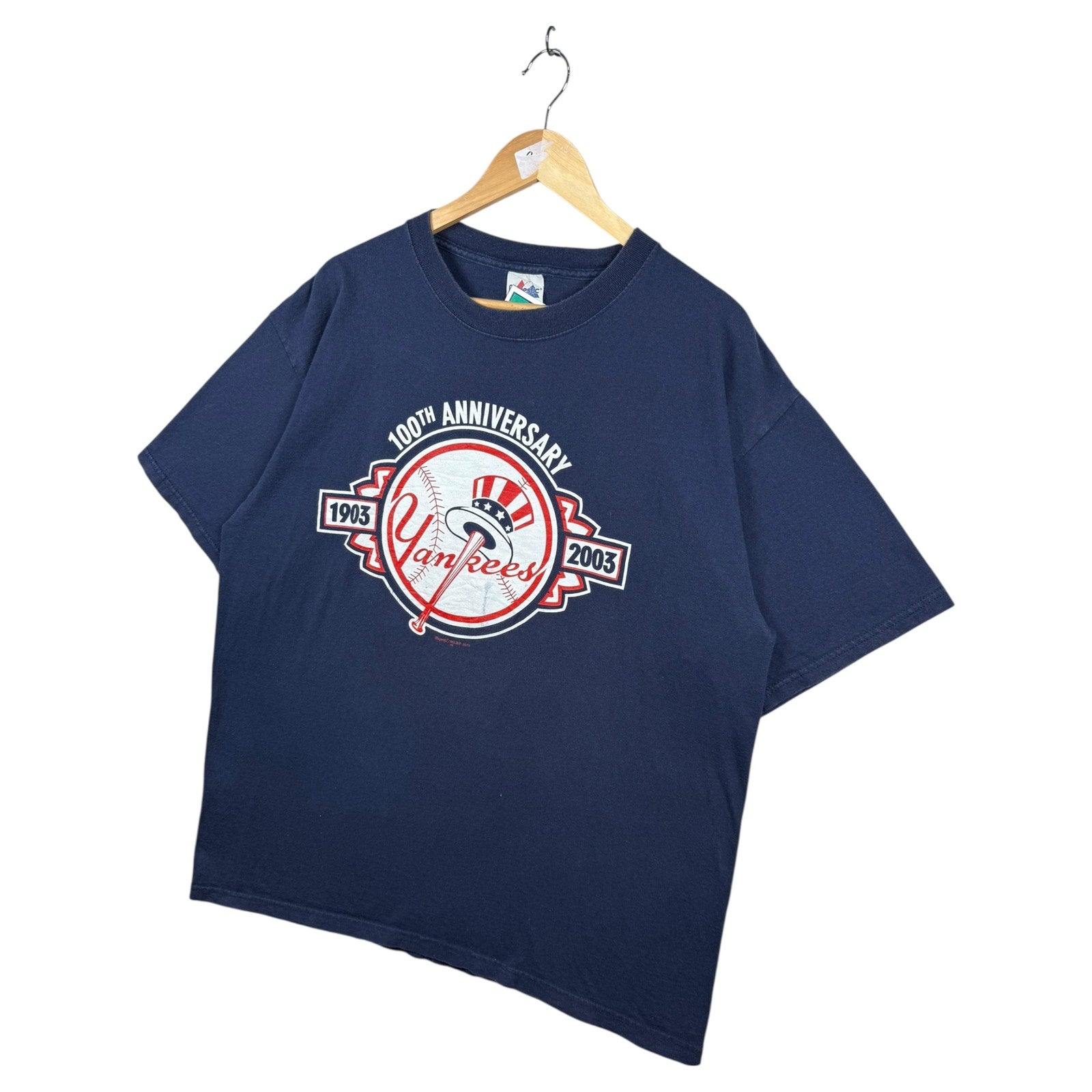 Vintage Majestic New York Yankees 100th Anniversary MLB T-Shirt