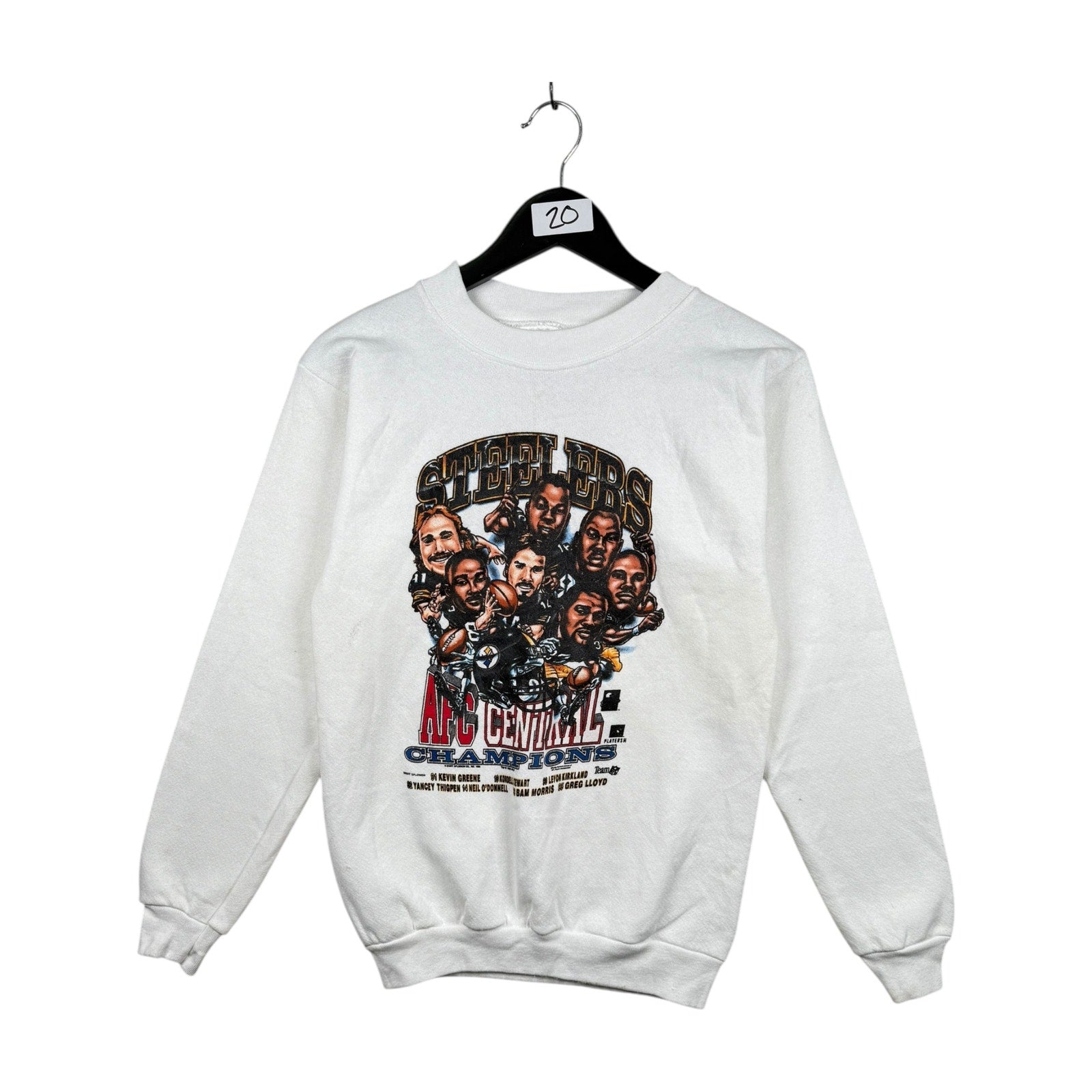 Vintage Steelers AFC Central Champions Sweatshirt Crewneck