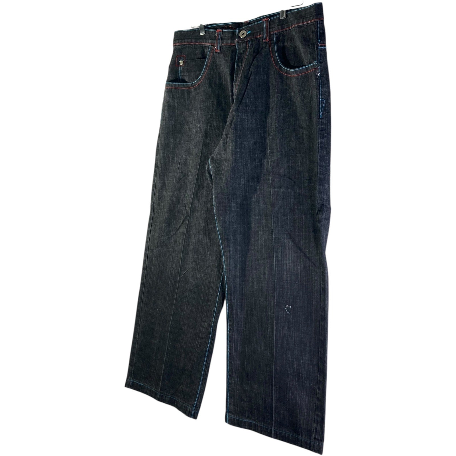 Vintage Wide Leg Denim Jeans 38x32