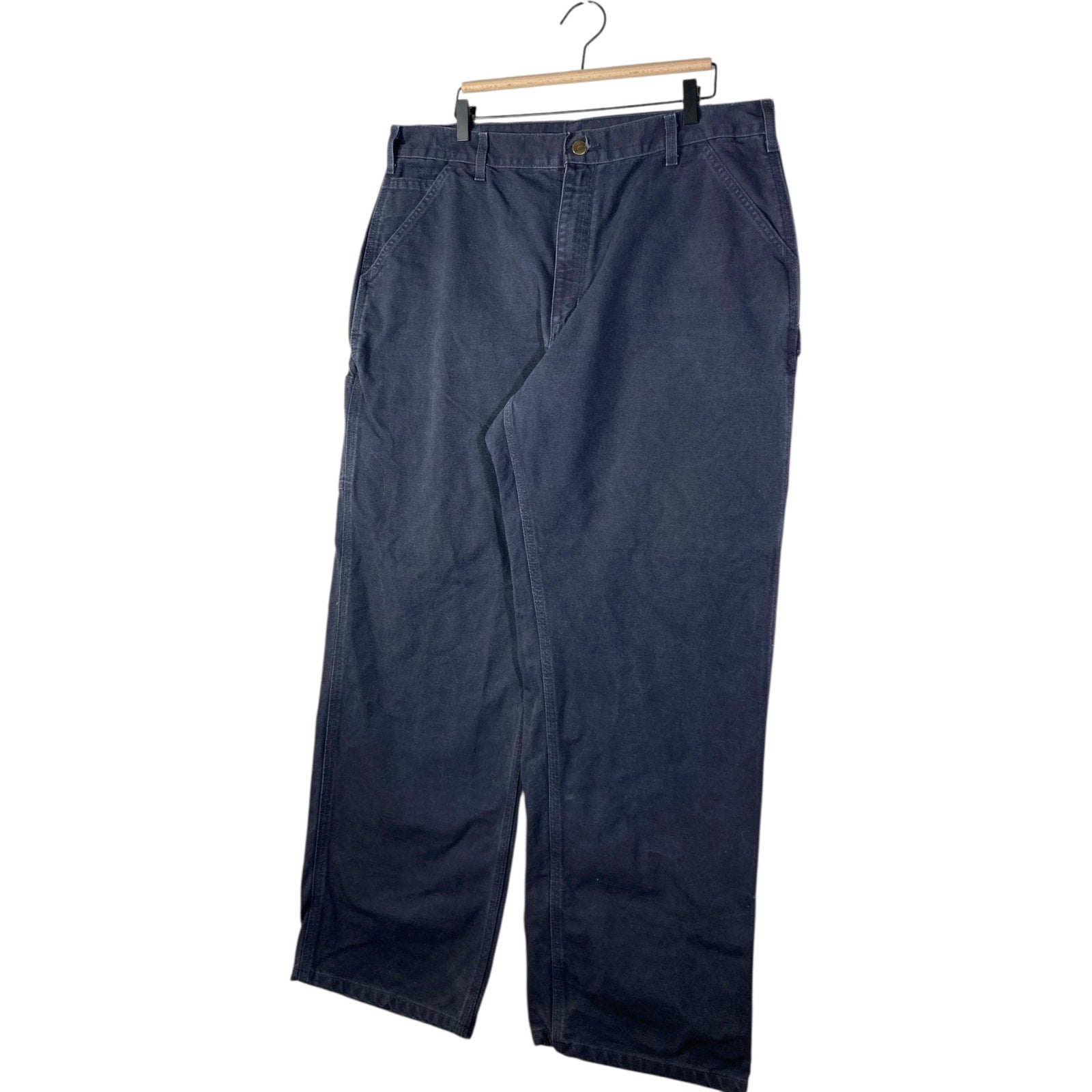 Vintage Carhartt Loose Straight Washed Duck Dungaree Work Pants 38x30