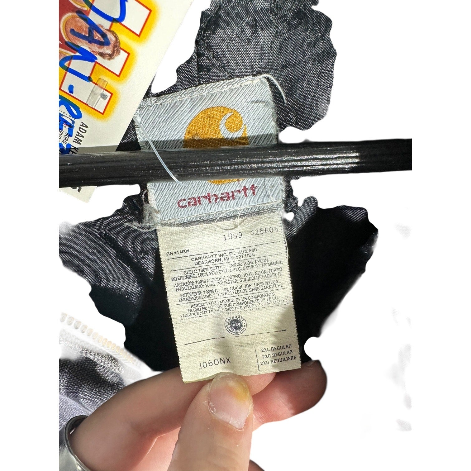 Vintage Carhartt Insulated Hooded Workwear Jacket