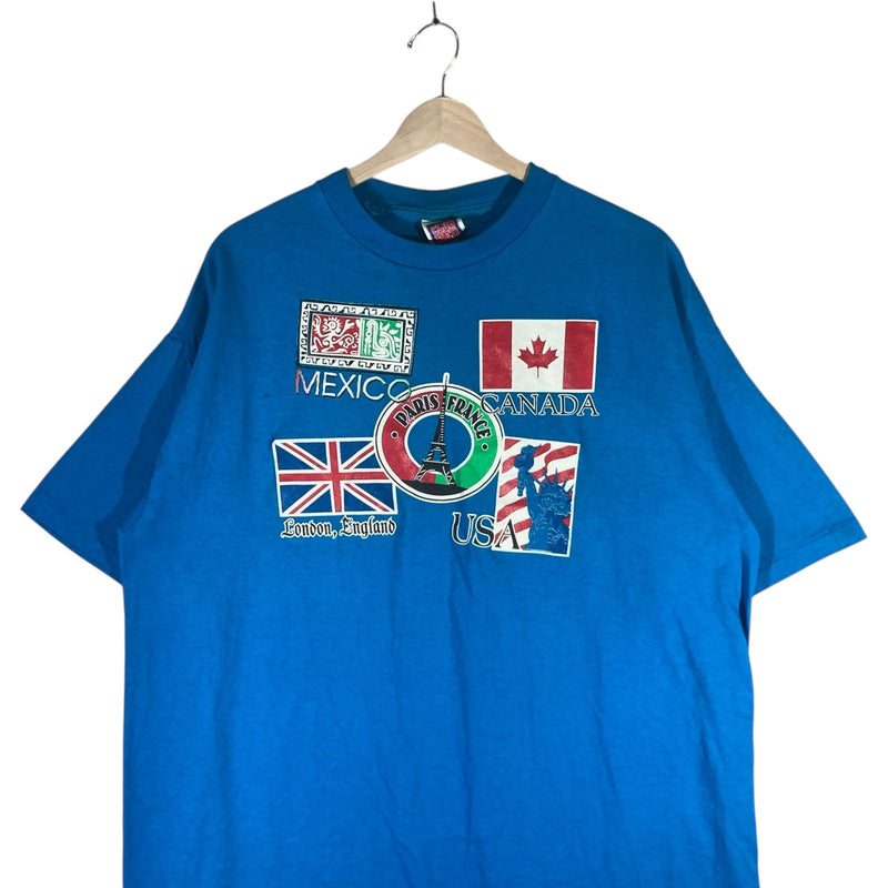 Vintage Paris France Countries Tee