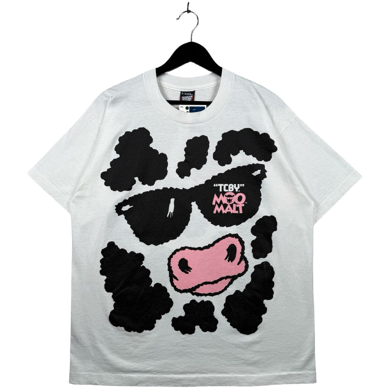 Vintage TCBY Moo Malt Cow Face T-Shirt