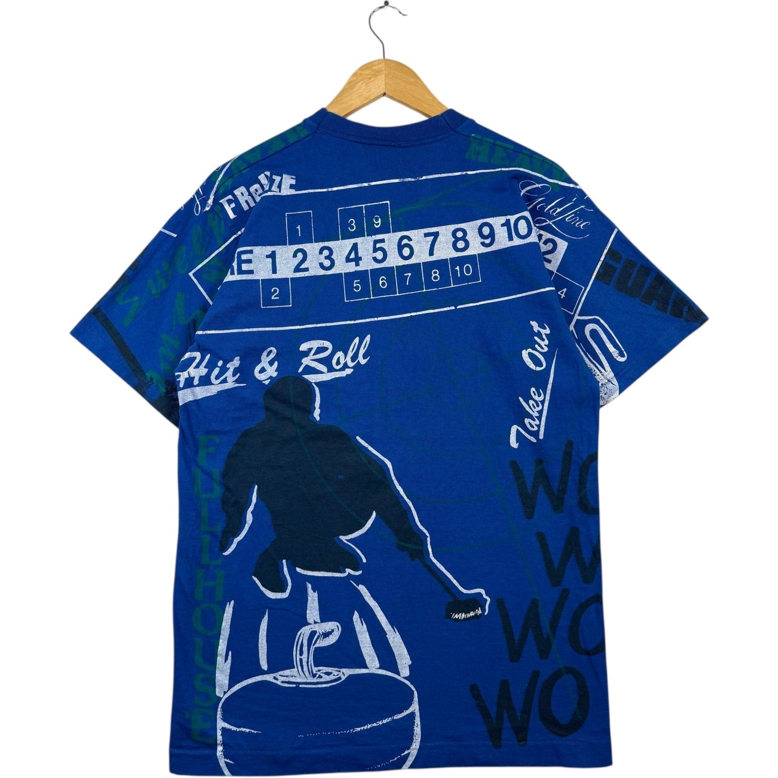 Vintage Curling "Hit & Roll" AOP Tee