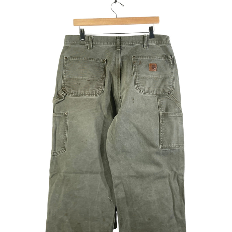 Vintage Carhartt Double Knee Work Distressed Pants 33