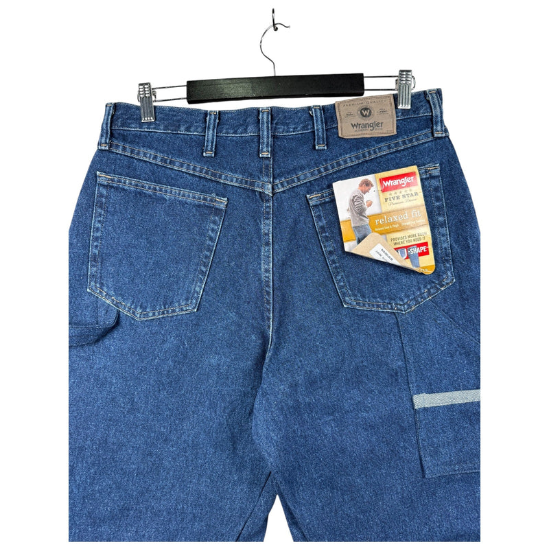 Vintage Wrangler Relaxed Fit Carpenter Denim Shorts 34
