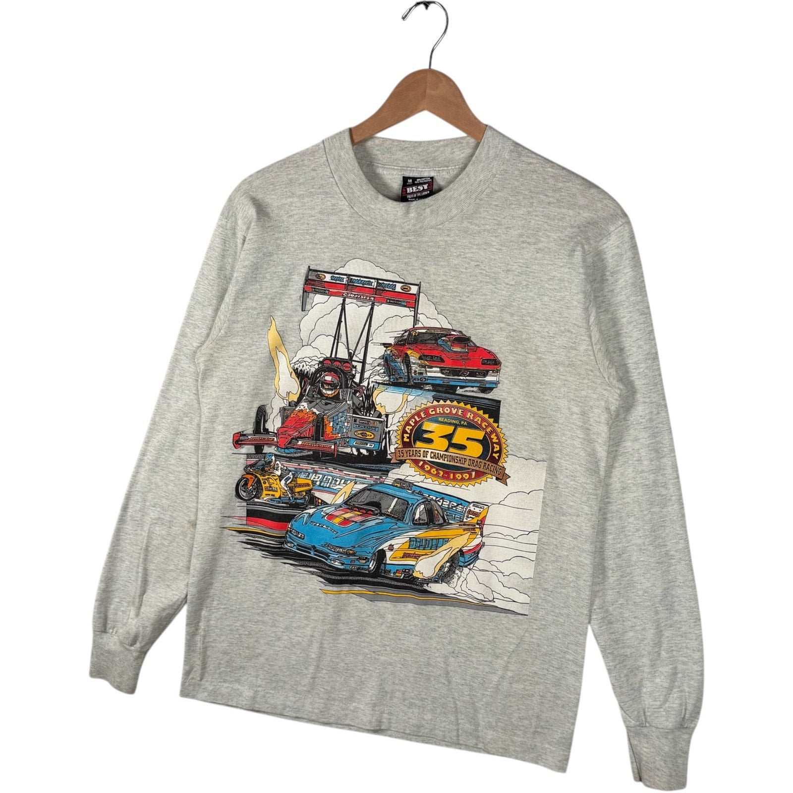 Vintage Maple Grave Raceway Long Sleeve 1997