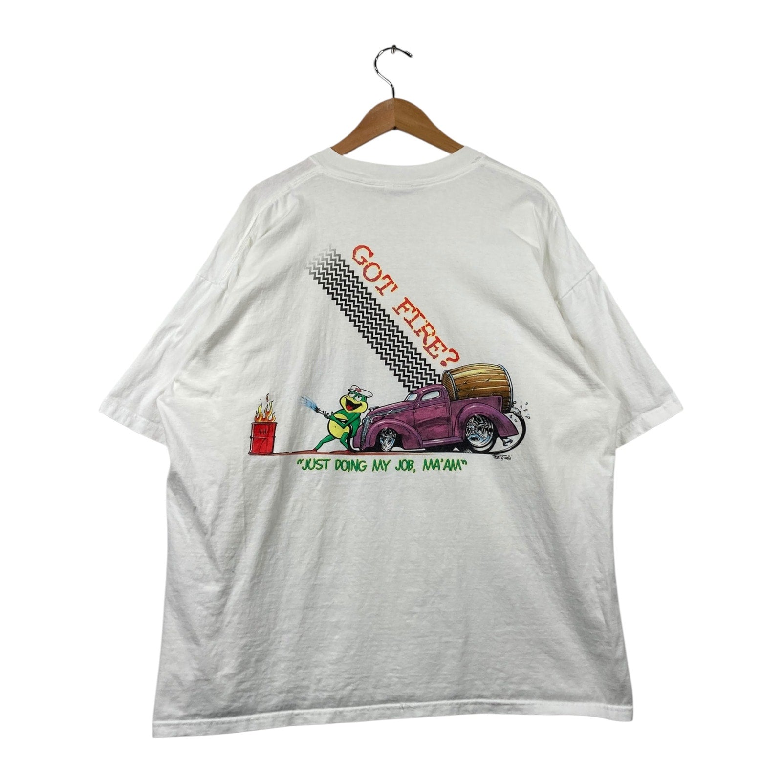 Vintage 2001 Frog Follies Hot Rod Car Show Graphic T-Shirt