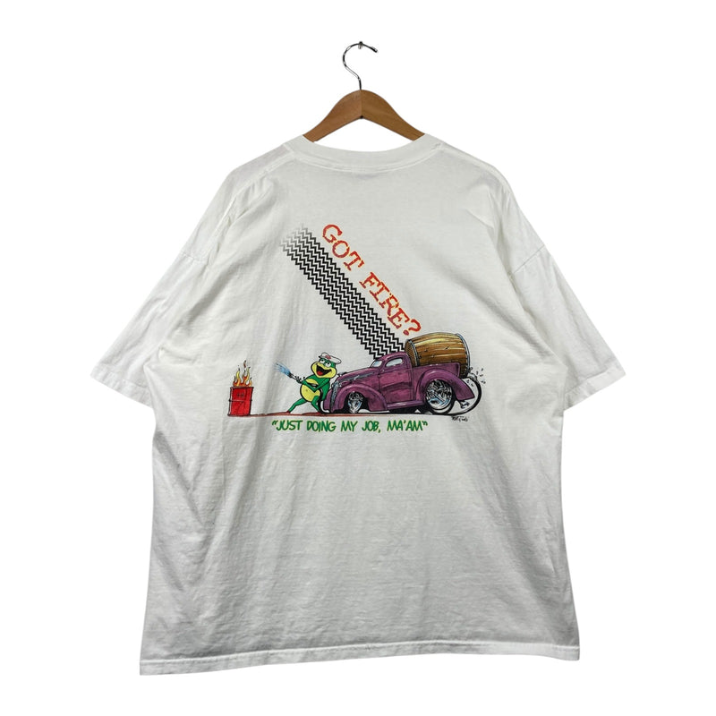 Vintage 2001 Frog Follies Hot Rod Car Show Graphic T-Shirt