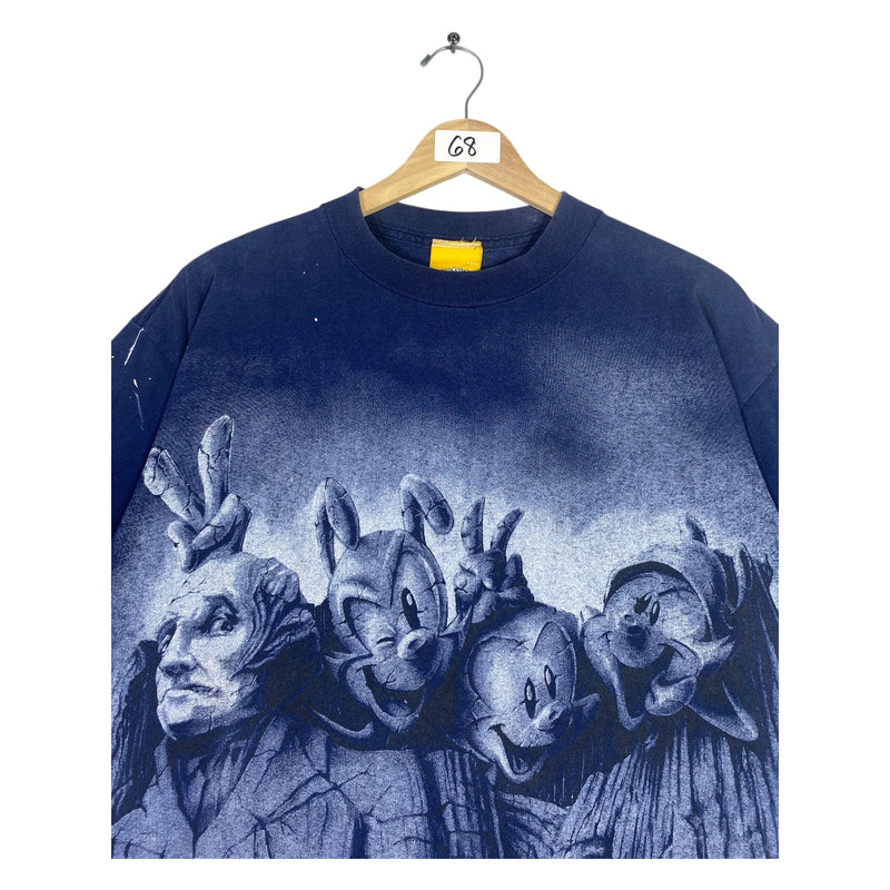 Vintage Mount Rushmore Cartoons T-Shirt