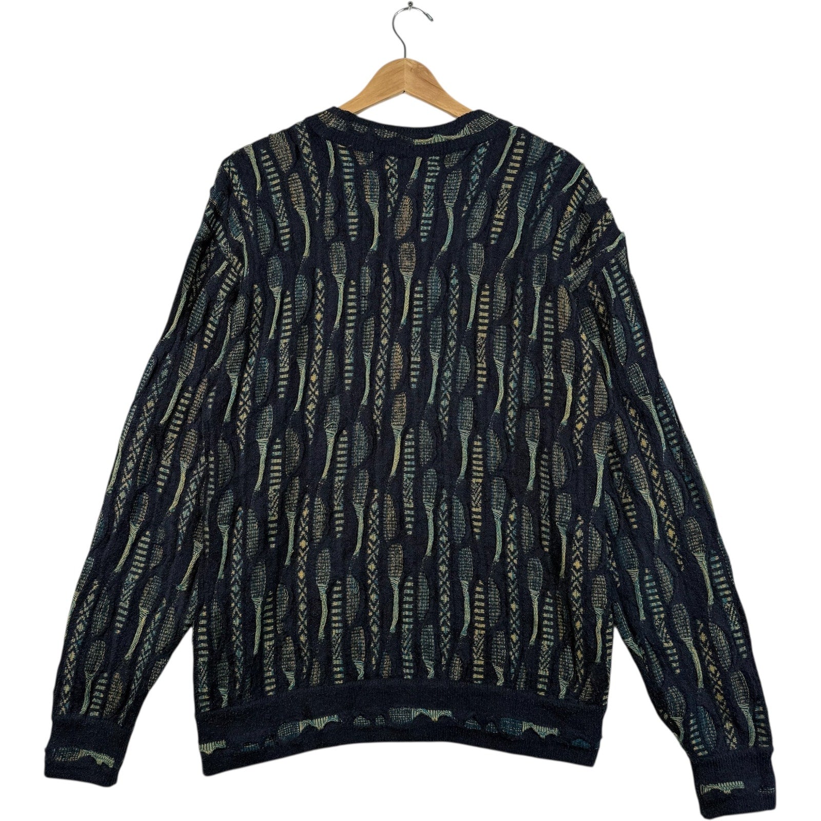 Vintage Coogi 3D Knit textured Sweater