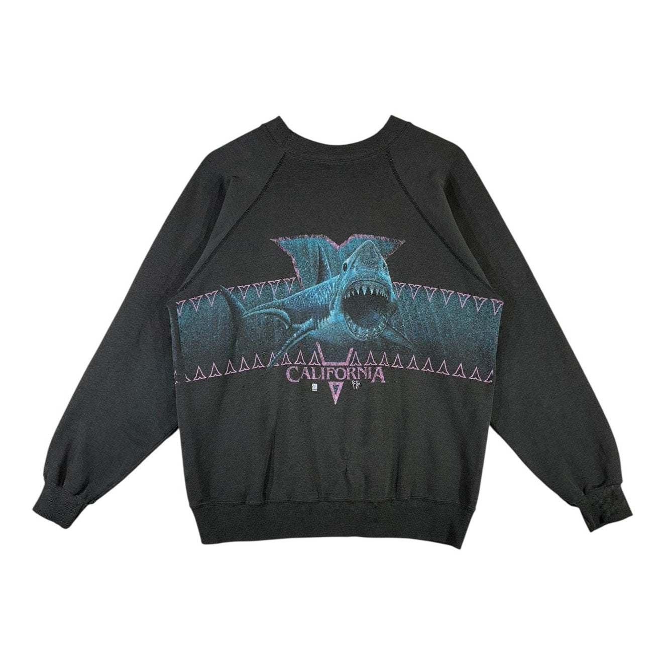 Vintage Imperial Beach California Shark Crewneck
