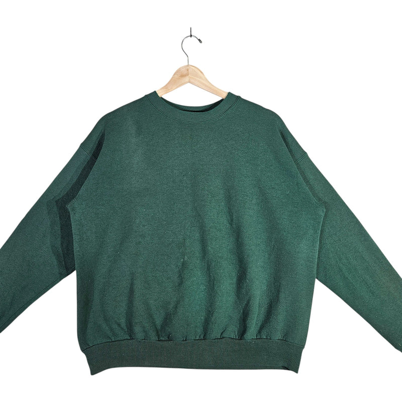 Vintage Green Blank Crewneck