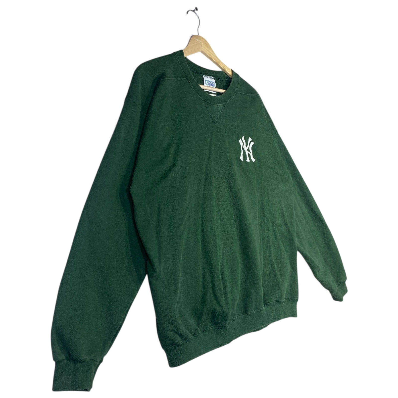 Vintage New York Yankees Embroidered Logo Crewneck