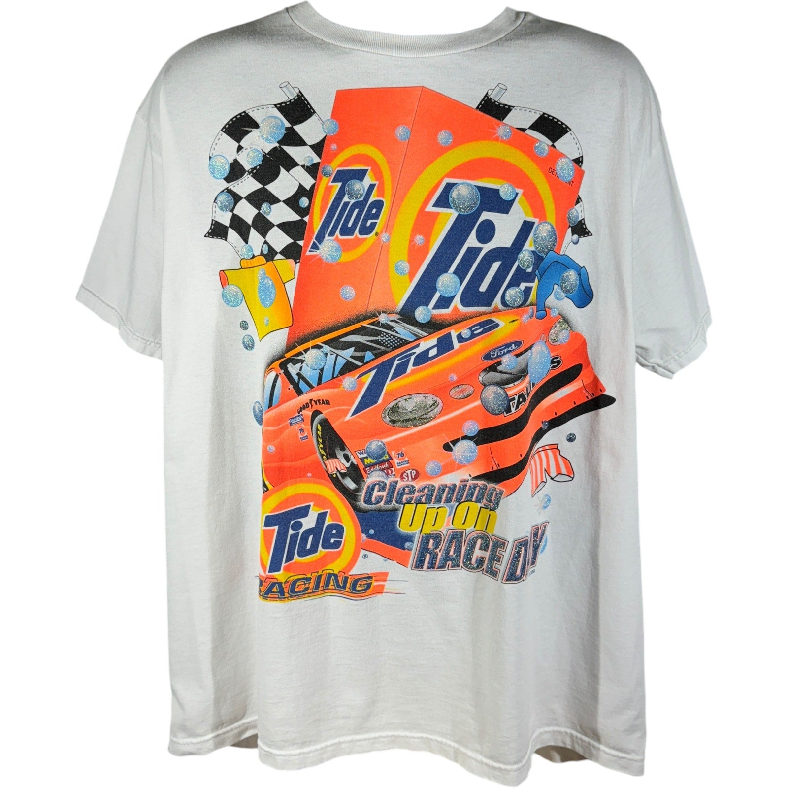 Vintage Tie Dye Nascar T-Shirt hotsell CrewNeck Nascar Tee Shirt Biglogo Spellout Jimmy Phelps Racing Car World Championship Racing Team