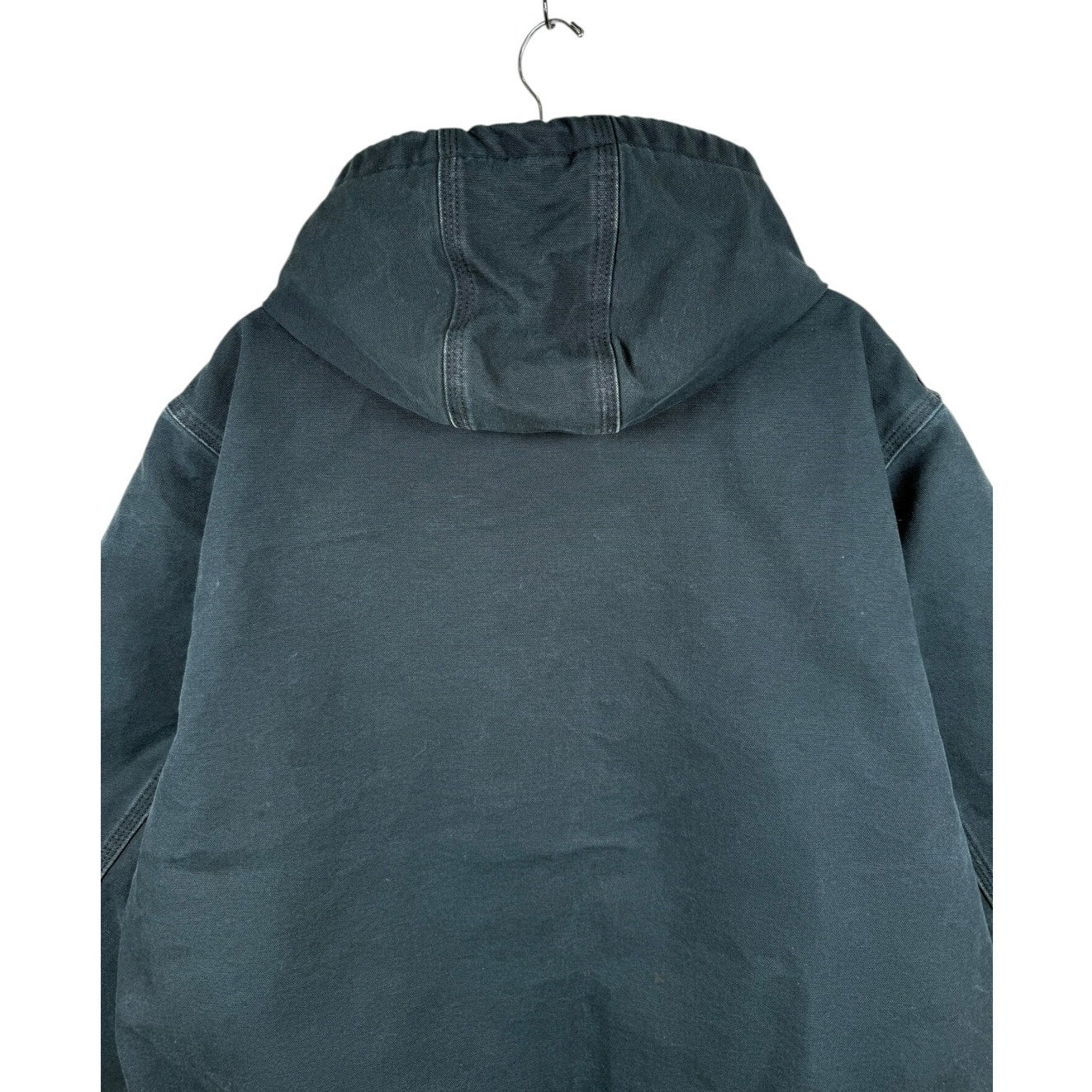 Vintage Carhartt J131 BLK Hooded Insulated Workwear Jacket