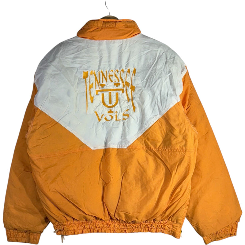 Vintage University Of Tennessee Embroidered Logo Puffer Jacket