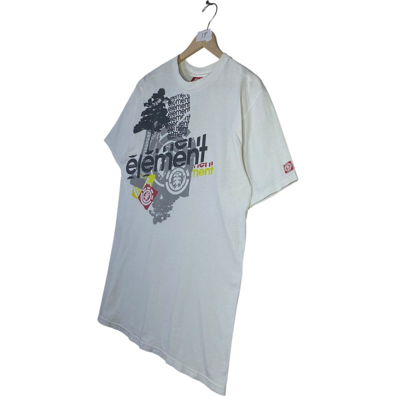Vintage Element Graphic Print T-Shirt