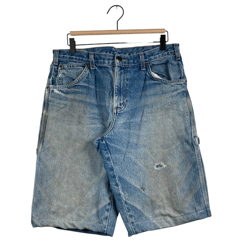 Vintage Dickies Distressed Carpenter Denim Shorts 32