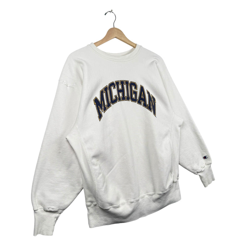 Vintage Champion Reverse Weave University of Michigan Crewneck