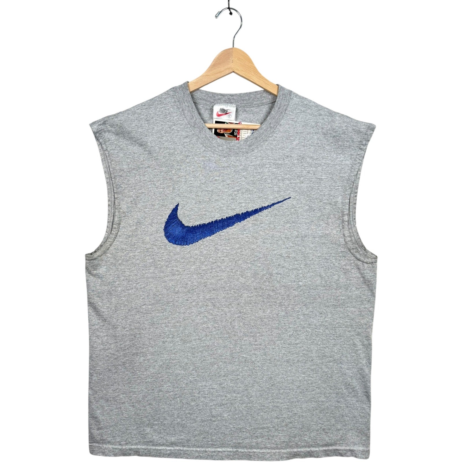 Vintage Nike Swoosh Logo Muscle Tee