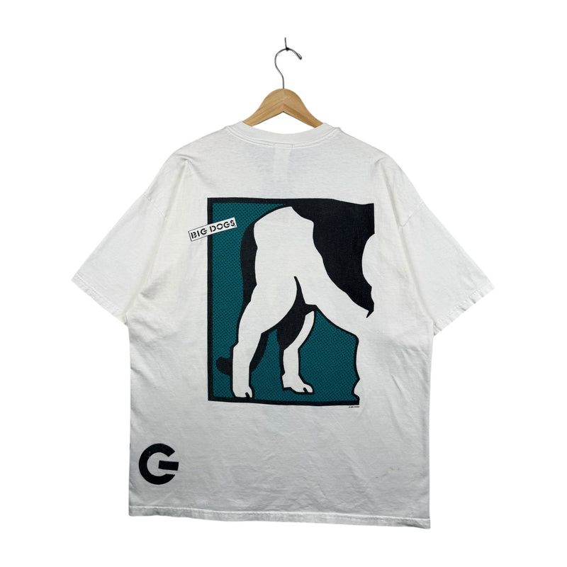 Vintage Big Dogs All Over Graphic T-Shirt