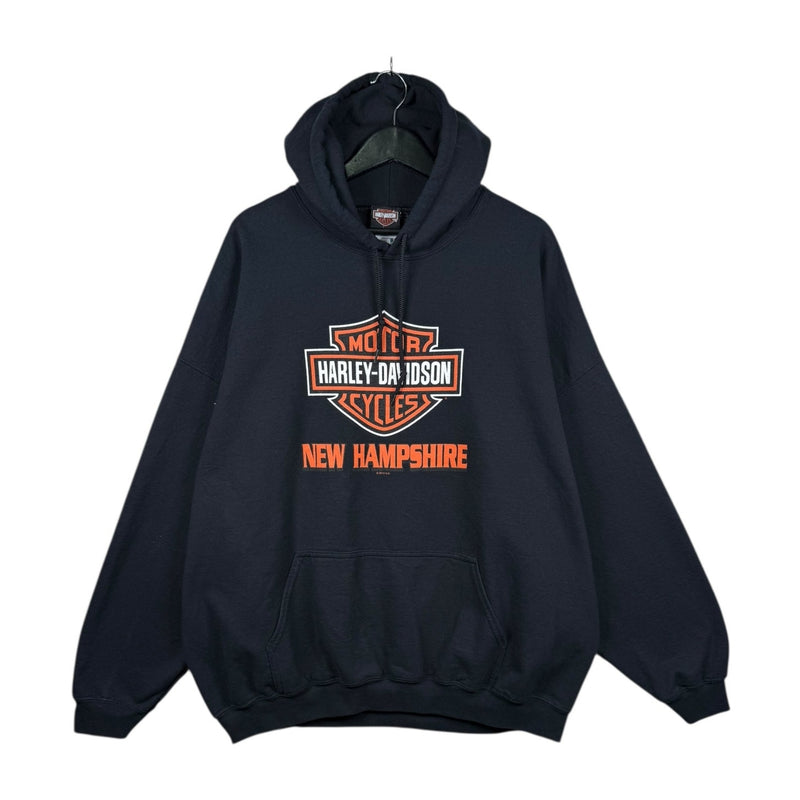 Vintage Harley Davidson White Mountain Graphic Hoodie